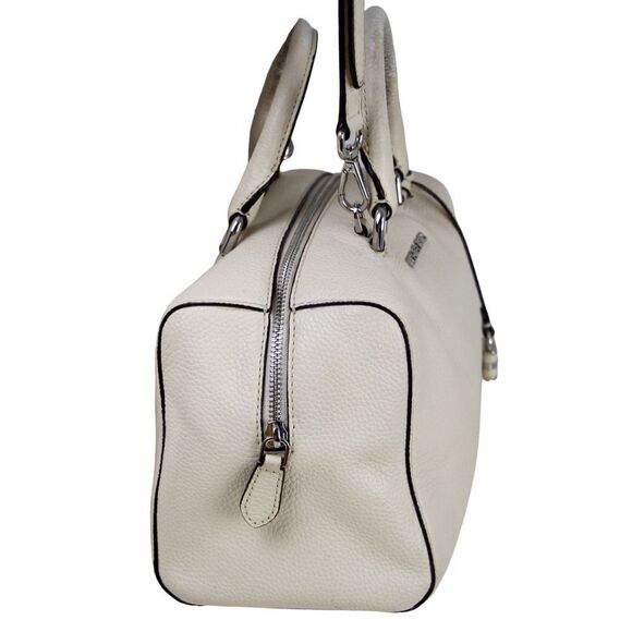 Michael Kors IVORY REAL LEATHER MEDIUM X-BODY SHOULDER BAG SATCHEL HANDBAG PURSE - Picture 4 of 16